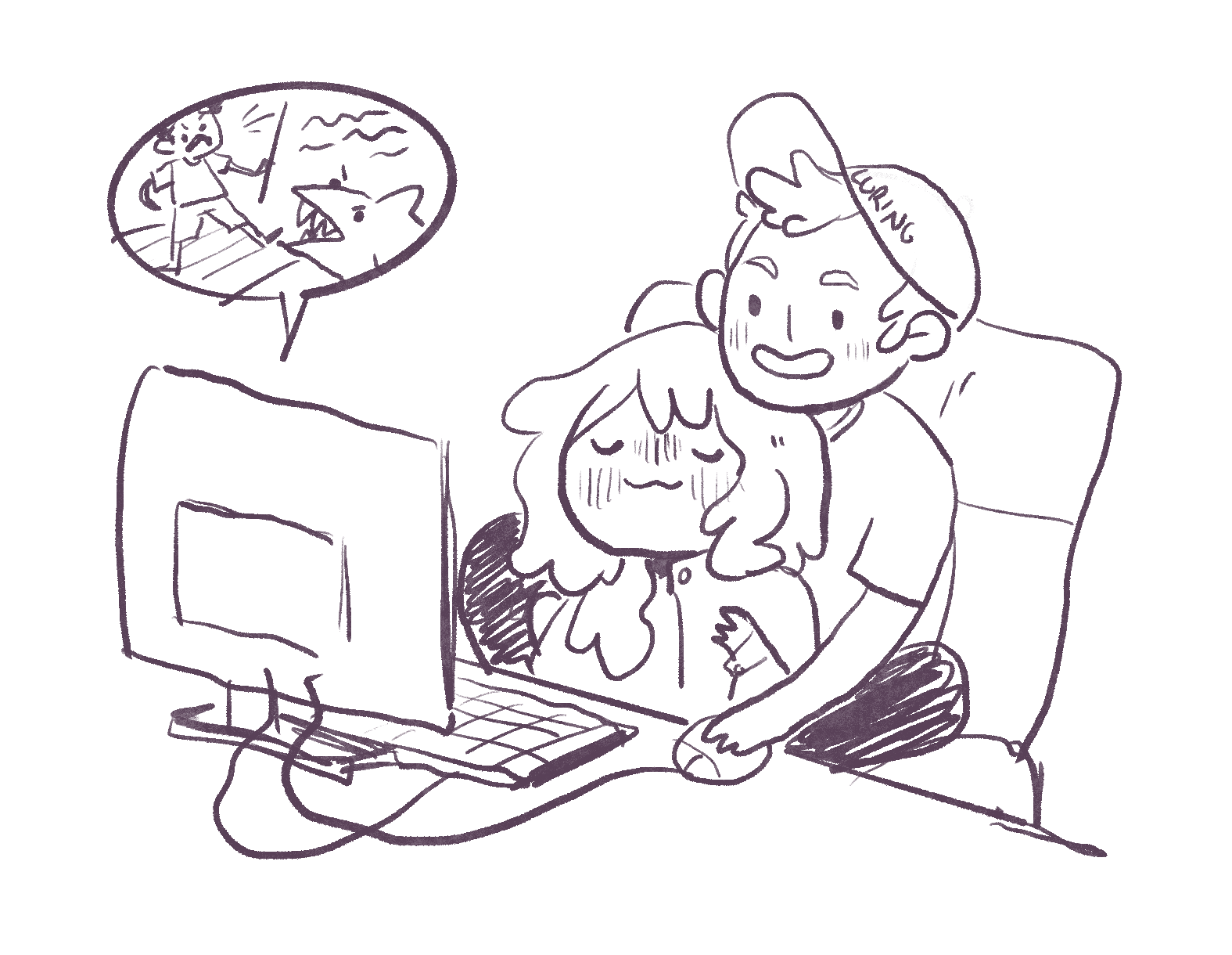 Gaming couple